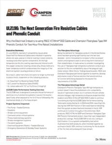UL2196: The Next Generation Fire Resistive Cables and Phenolic Conduit