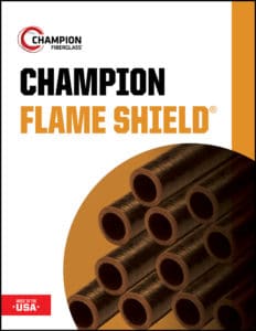 Screenshot of Champion Flame Shield® catalog cover